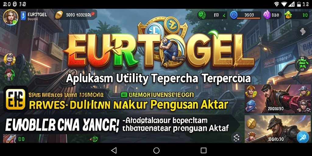Tampilan utama EUROTOGEL yang menunjukkan fitur Utility yang beragam.
