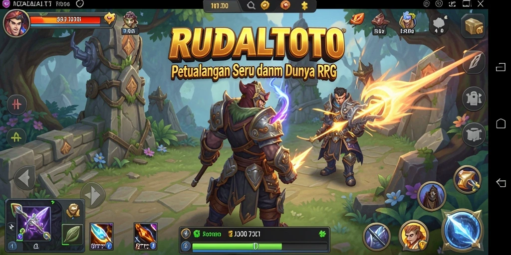 Tampilan gameplay RUDALTOTO yang seru dan mendebarkan di dunia RPG.