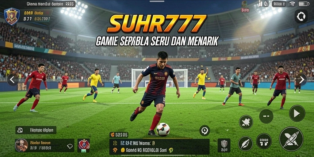 Tampilan gameplay menarik dari SUHU777 dalam pertandingan sepak bola.