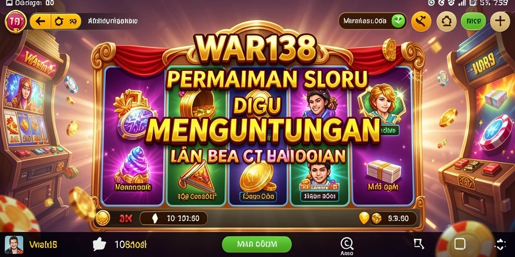 Tampilan gameplay Slot yang mengasyikkan dan menguntungkan.
