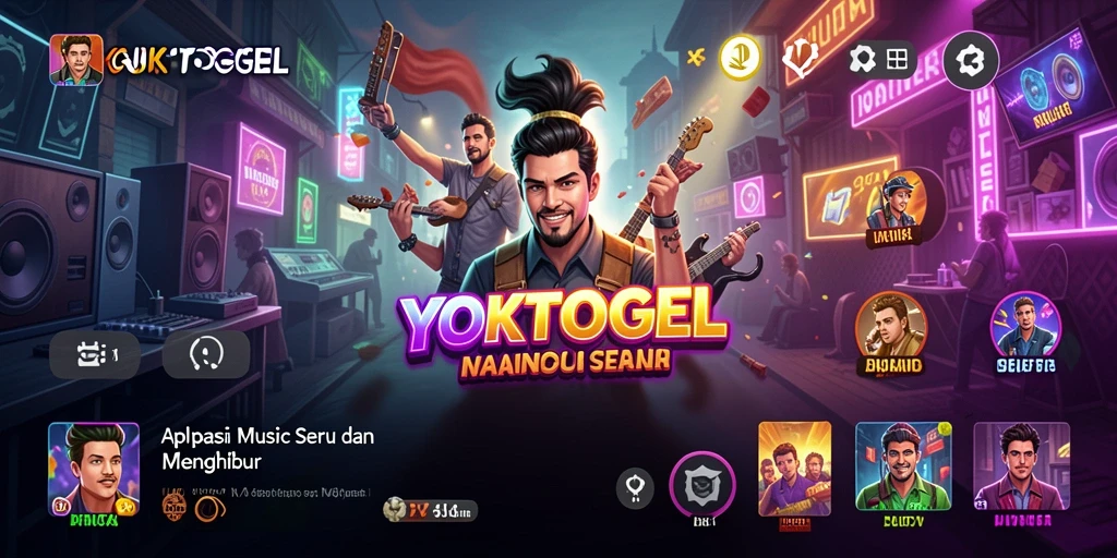 Tangkapan layar YOKTOGEL menunjukkan interaksi pengguna dengan musik.